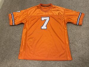 Vintage Orange Denver Broncos Elway Jersey Men’s Size XL Stitched NFL Football